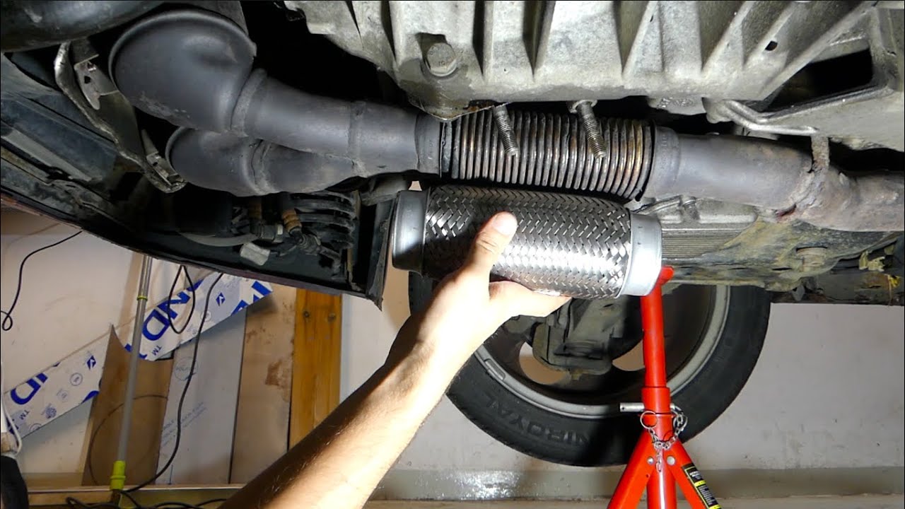 Kipufogó flexibilis cső csere kísérlet Alfa Romeo 147 2.0 Ts