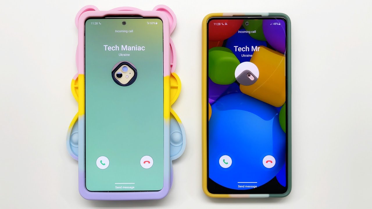 Samsung Galaxy A51 vs Galaxy A52 POP IT Cover Cases Incoming Call