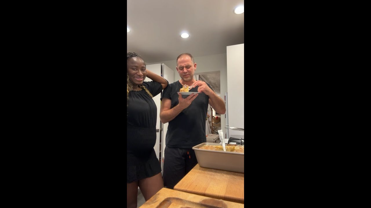 Surprising my husband with his favorite dessert
