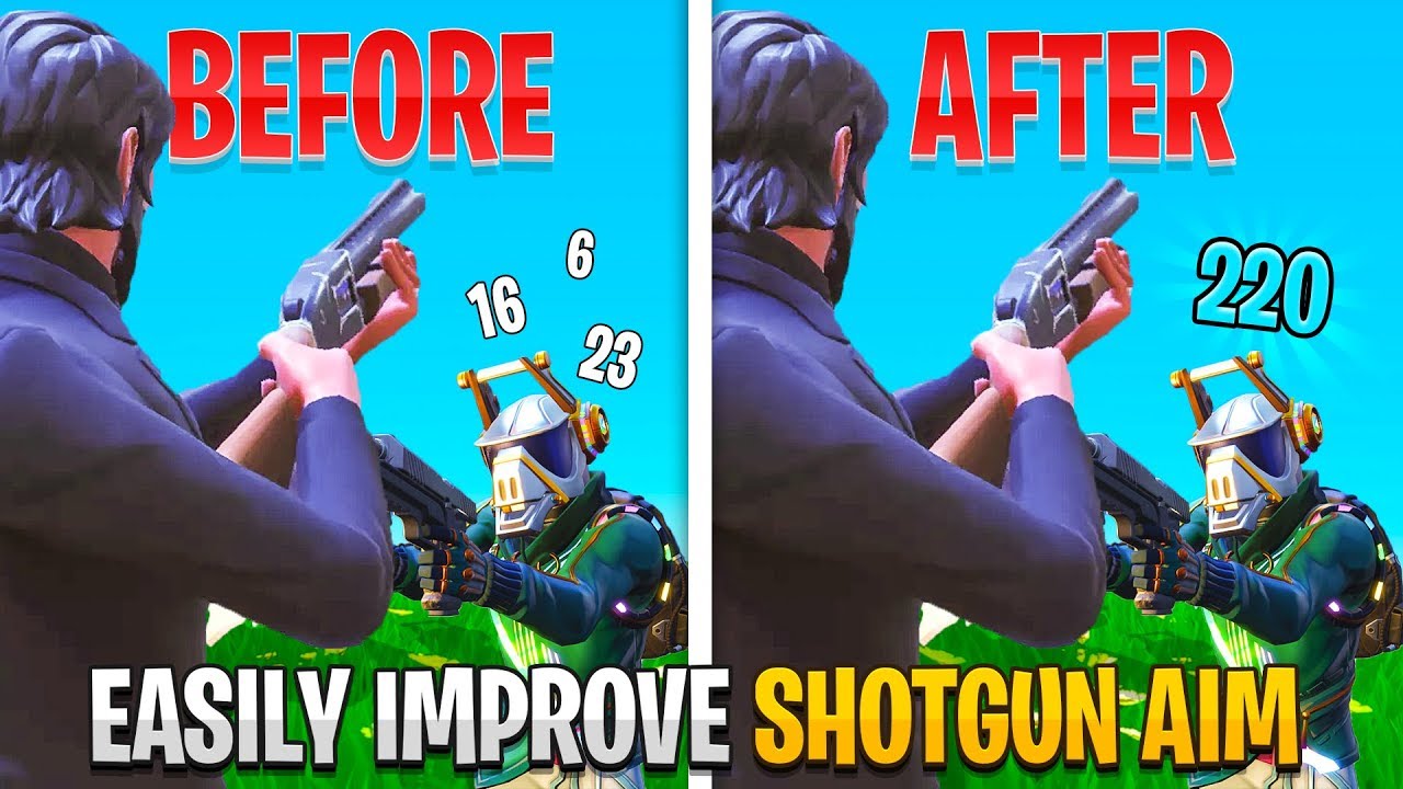 How To EASILY Improve Your Controller Shotgun Aim! (Fortnite PS4 + Xbox Shotgun Tips)