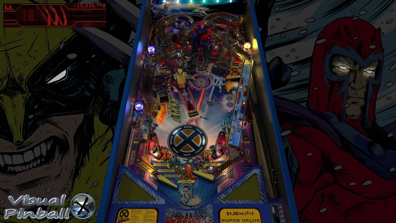 X-Men LE (Stern 2012) by VPW [Visual Pinball X - VPX] (4K)