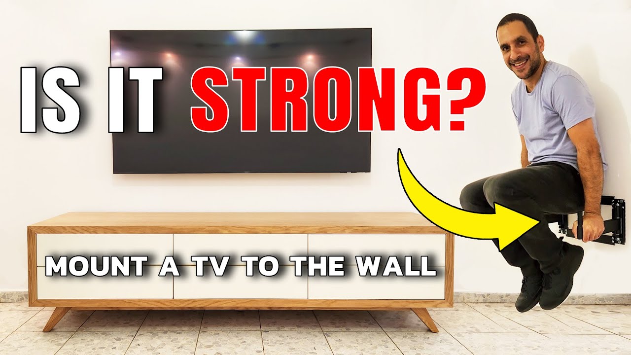 The BEST TEST for TV Mount Installation Strength! 💪🏻😉 [Barkan BM464L] XDIY