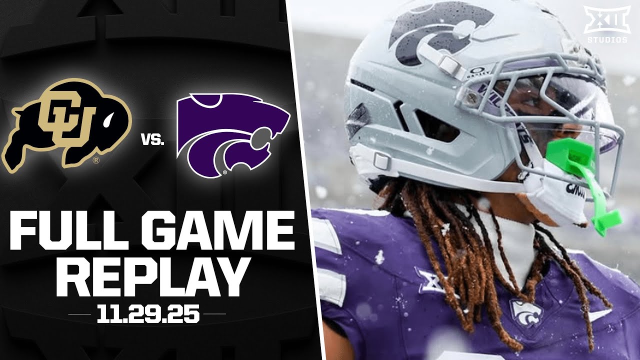 Colorado vs. Kansas State Full Game Replay (11.29.25) | 2025 Big 12 Football