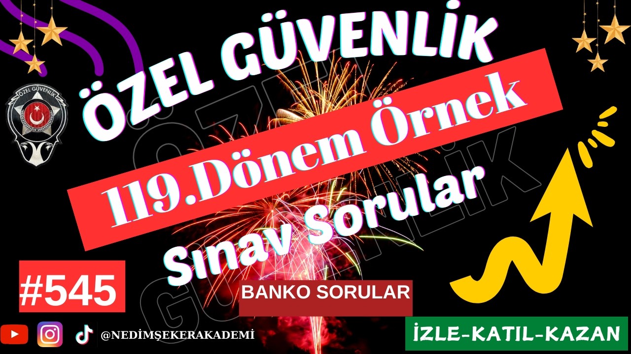 #Özel #Güvenlik  #Sınav #Soruları  119. Dönem Sınavı #Özel #Güvenlik #Sınav #Soruları-545