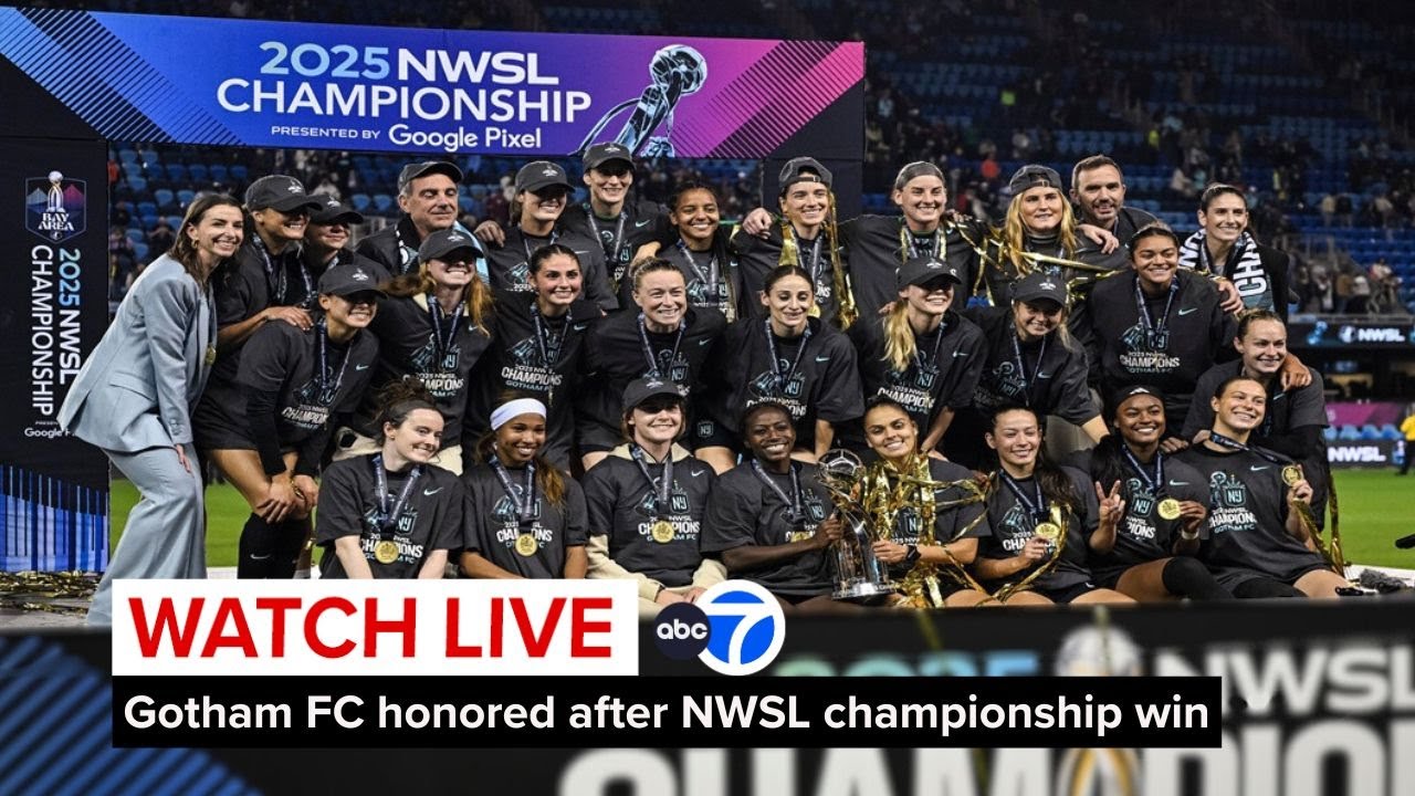 LIVE | Gotham FC honored at New York City Hall for celebrate second NWSL title