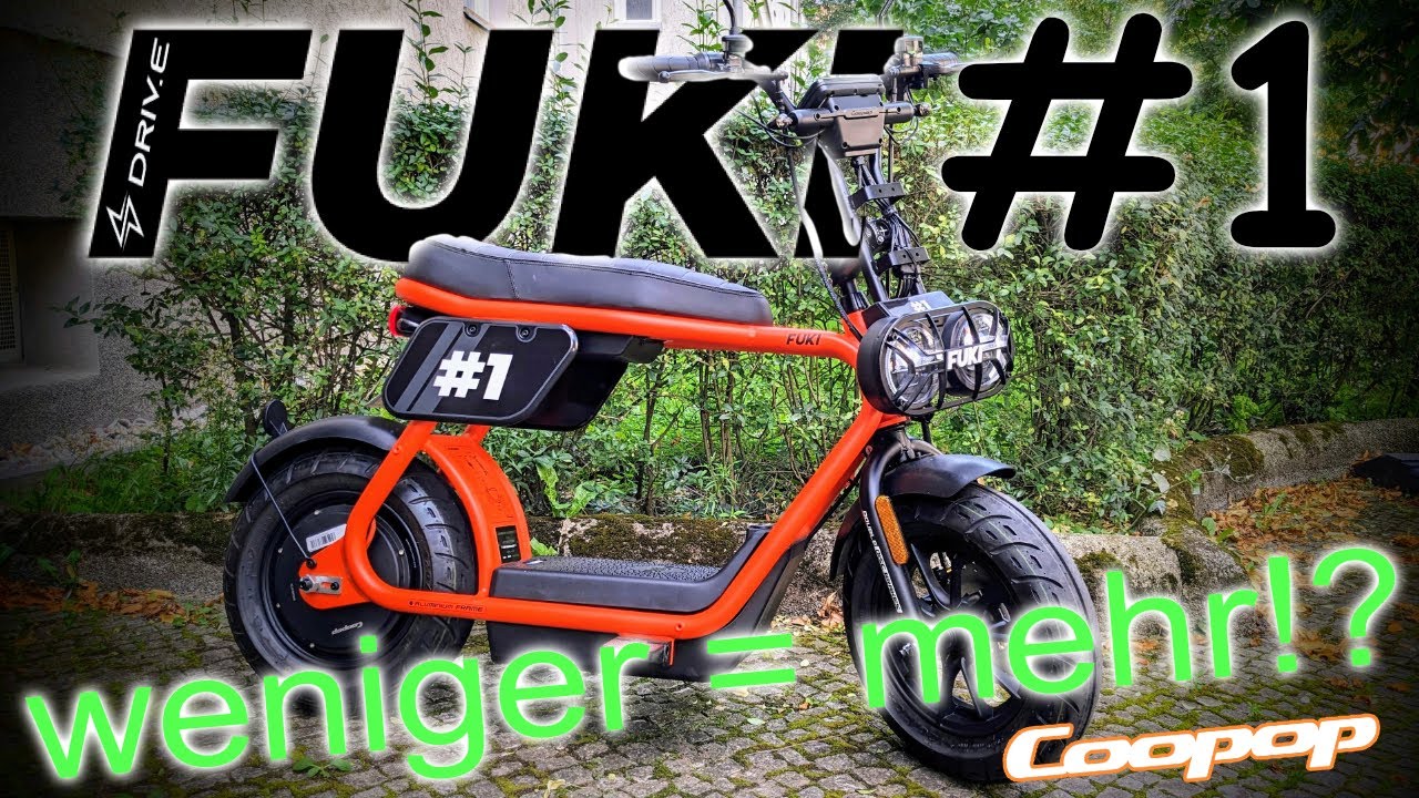 🛵 wirklich ALLES über den FUKI #1  👩‍💻 Daten 💵  Preise🔋Reichweitentest 🪫Coopop Rugged & Cox