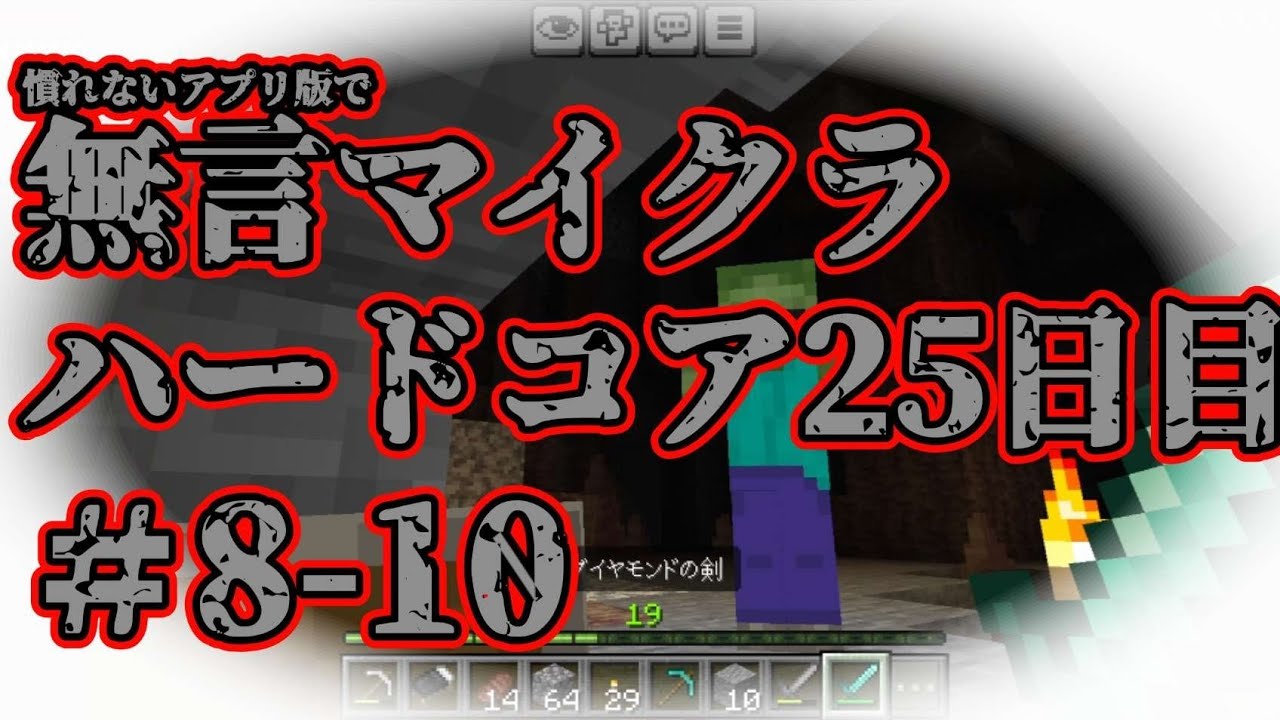 ＃8-10 無言マイクラ ハードコアで憎っくきｴﾝﾀﾞｰﾄﾞﾗｺﾞﾝを倒す【作業用 ASMR 睡眠用 安眠 リラックス 寝落ち BGM マイクラスマホ勢】