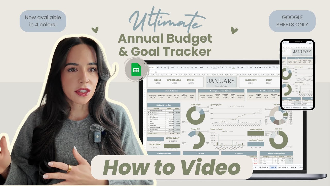 2026 Annual Budget & Goal Tracker How To 💸 tips, tricks, and thorough walk through