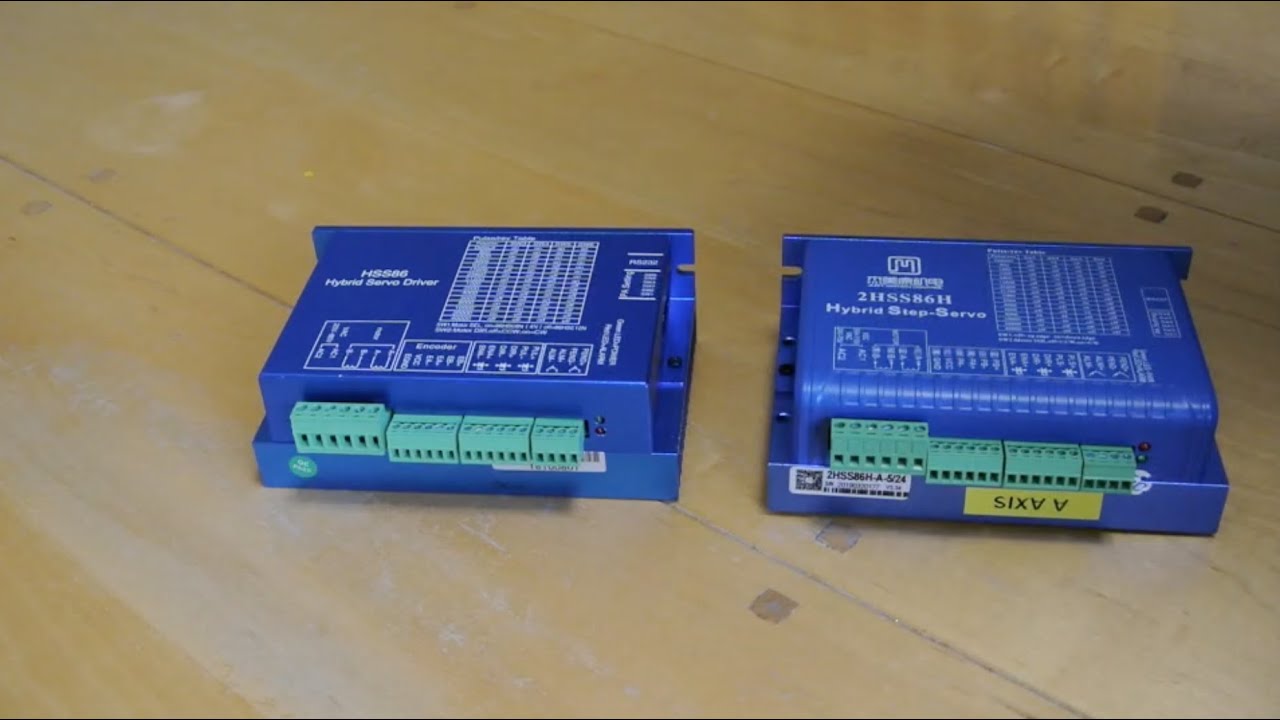 Part 9 Warco 18 GH Nema 34 closed loop stepper drivers and motor
