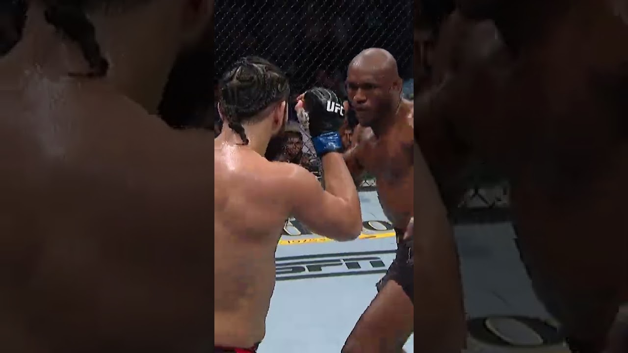 Kamaru Usman Knocks The Sweat Off Of Masvidal In Their Rematch 😧