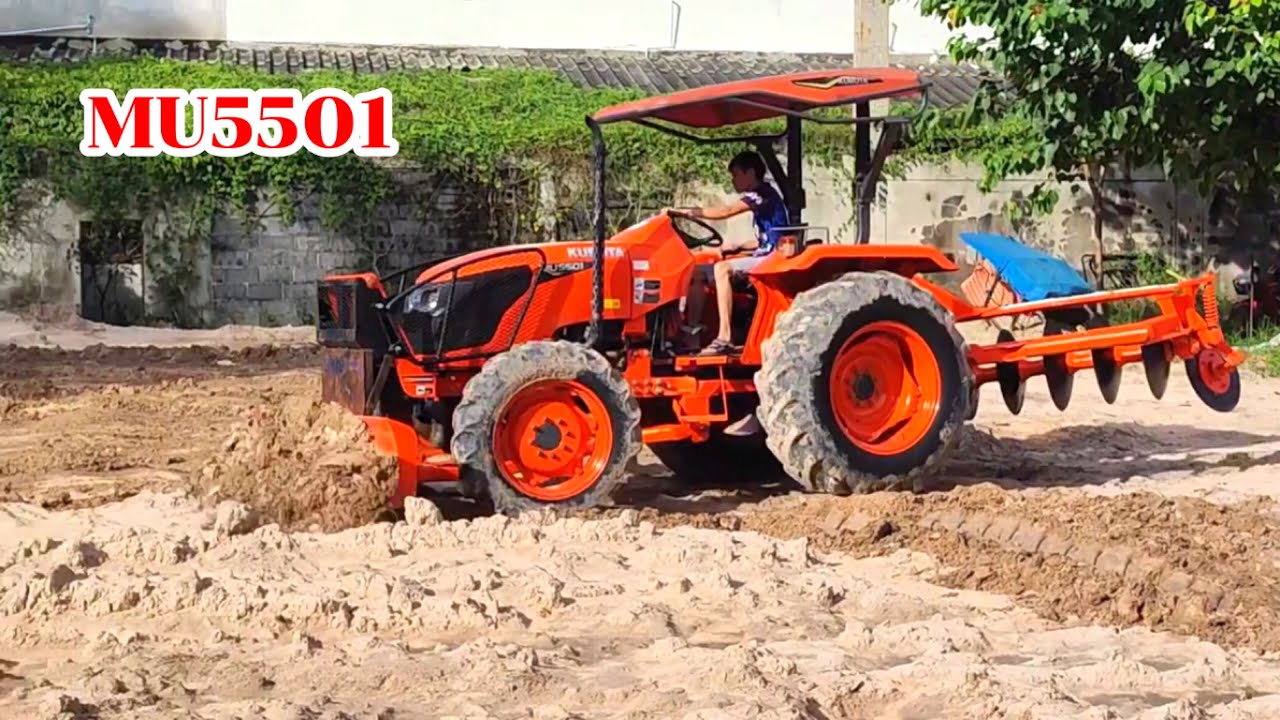 รถไถคูโบต้าMU5501 รถมือสองสภาพสวยๆพร้อมใช้งาน