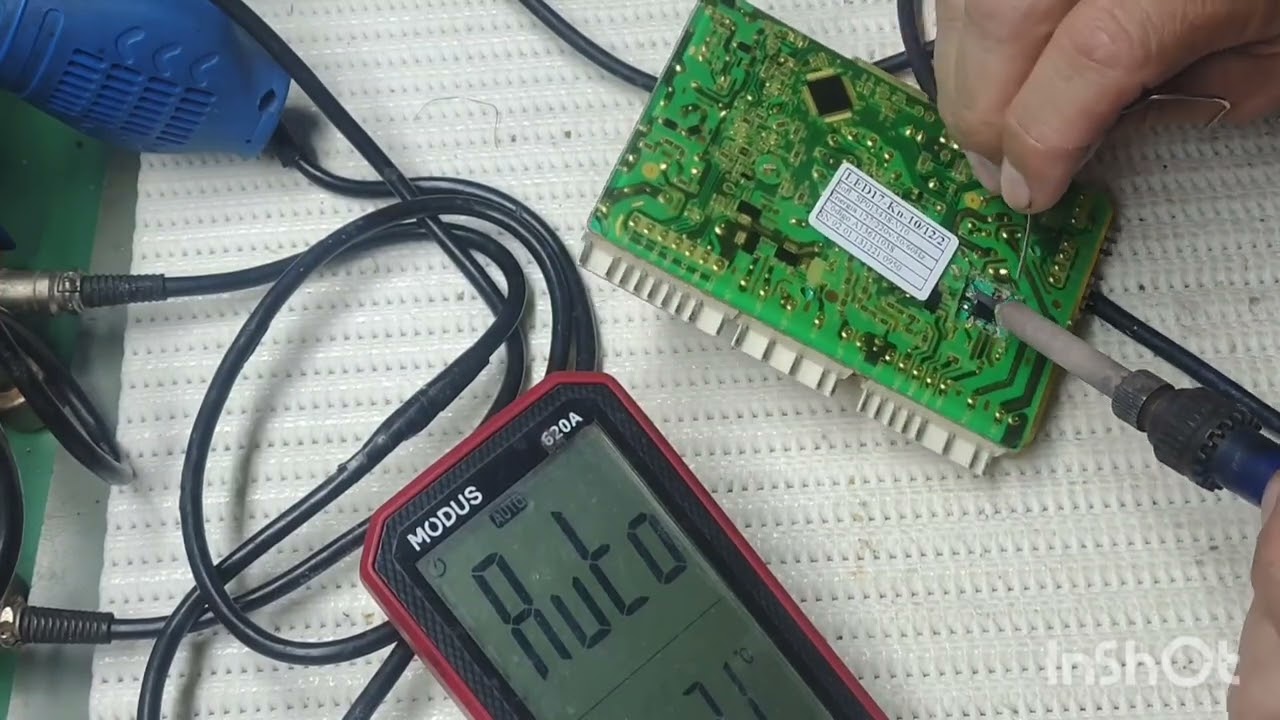 Como consertar placa  de potência Eletrolux.  LED. 17
