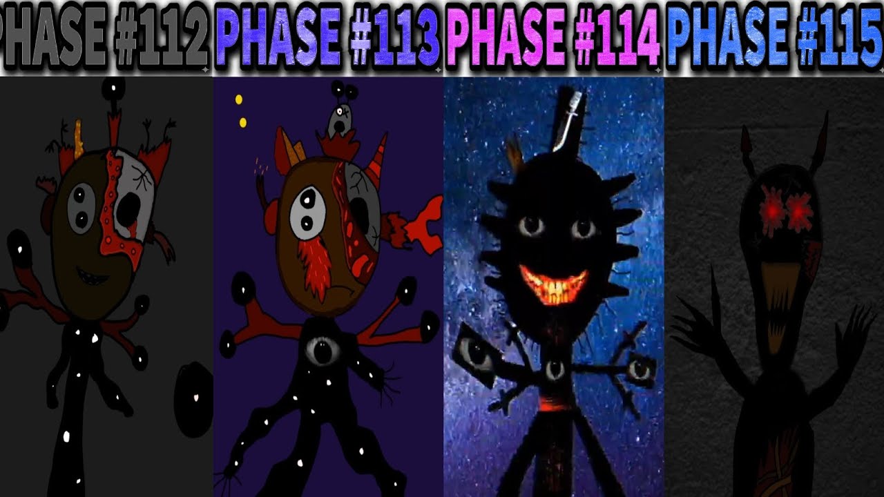 Sprunki phase 112 vs 113 vs 114 vs 115 horror 