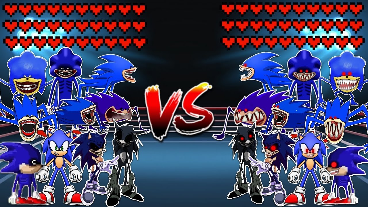 Shinsonic Monster Evolution vs Evil Shinsonic Monster Evolution! Meme battle