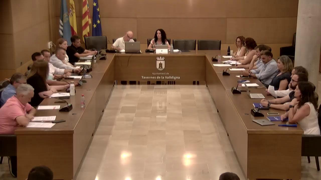 Sessió 10/2023 ordinària del  24-7 del Ple de l’Ajuntament de Tavernes de la Valldigna