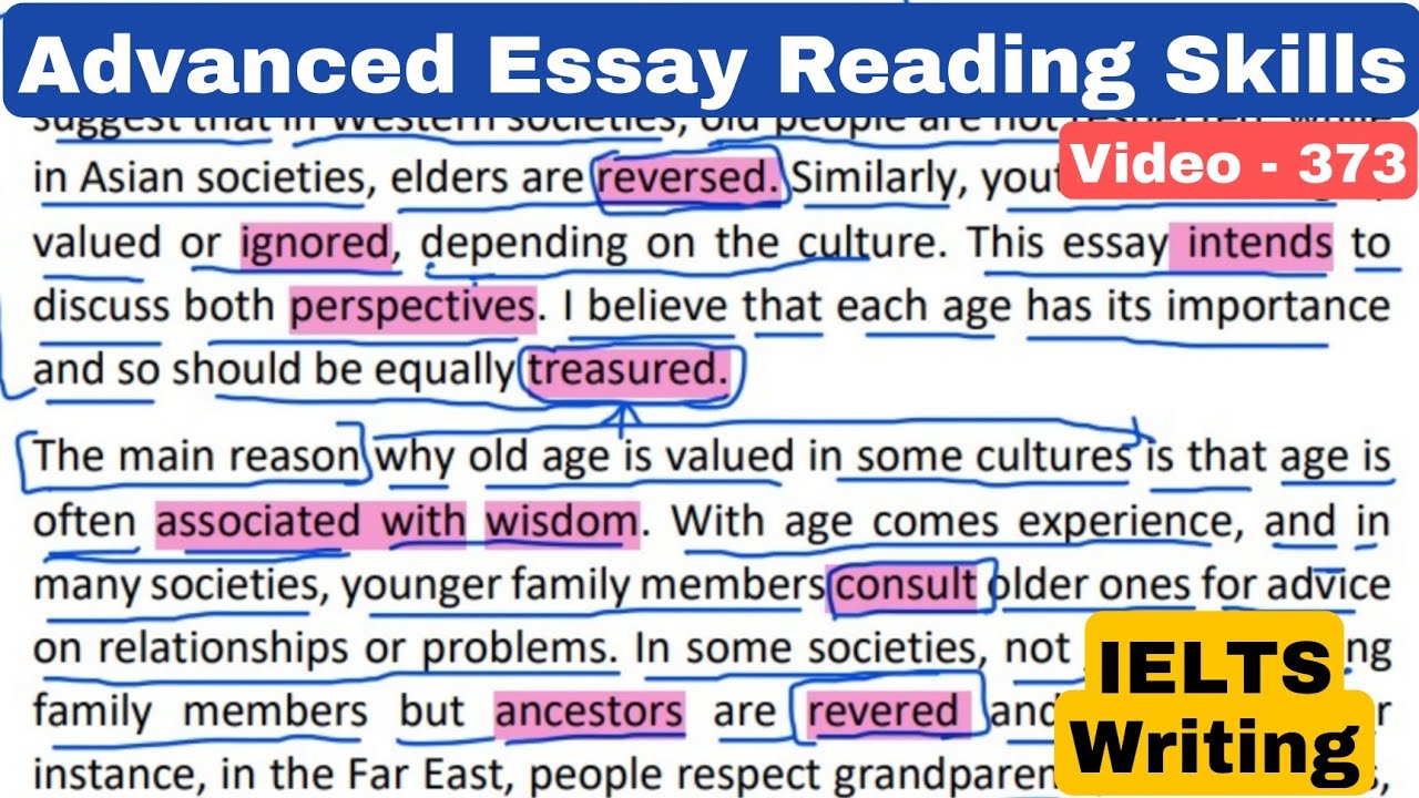 How to read Advanced English Essay - Complete English Course - IELTS Writing