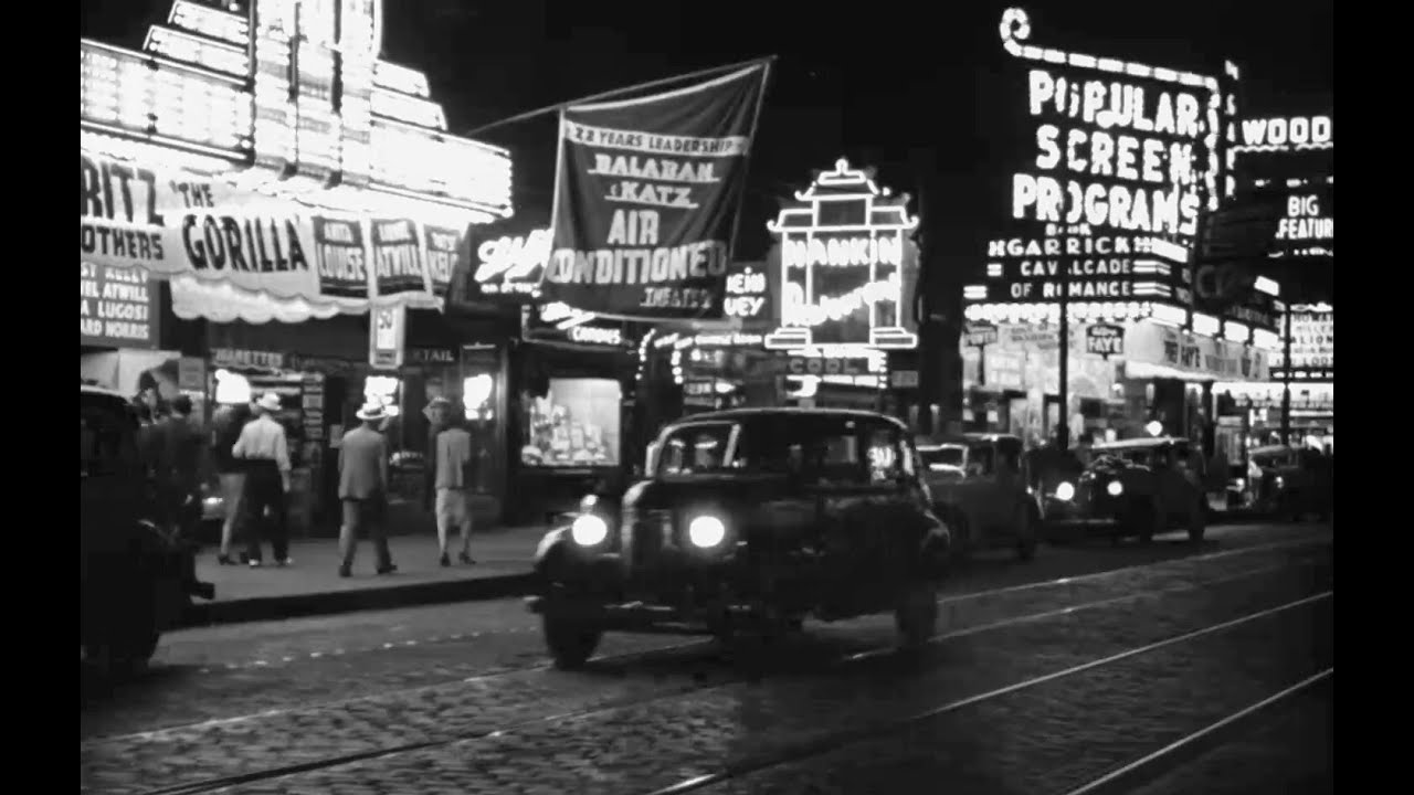 Chicago at Night, 1939