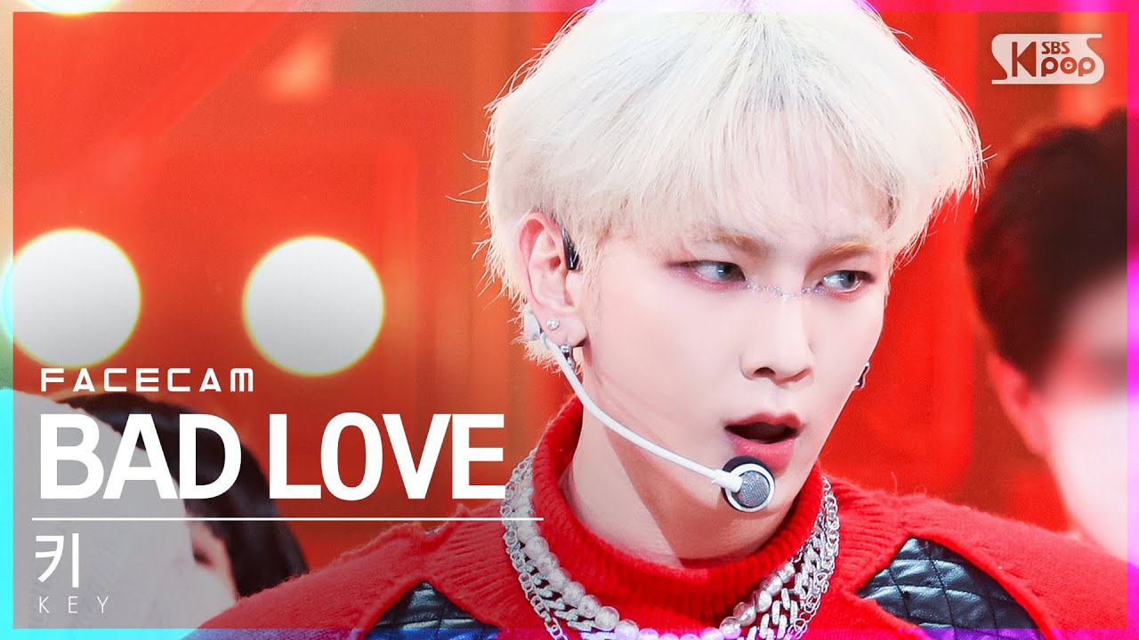 [페이스캠4K] 키 'BAD LOVE' (KEY FaceCam)│@SBS Inkigayo_2021.10.03.