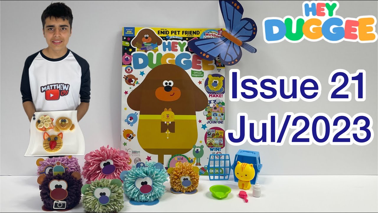 Hey Duggee magazine, issue 21, Jul/2023, with Enid Pet Friend set 🐱🍼