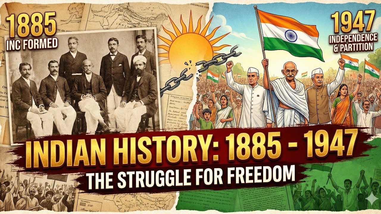 1885 to 1947 History Short Film in hindi 