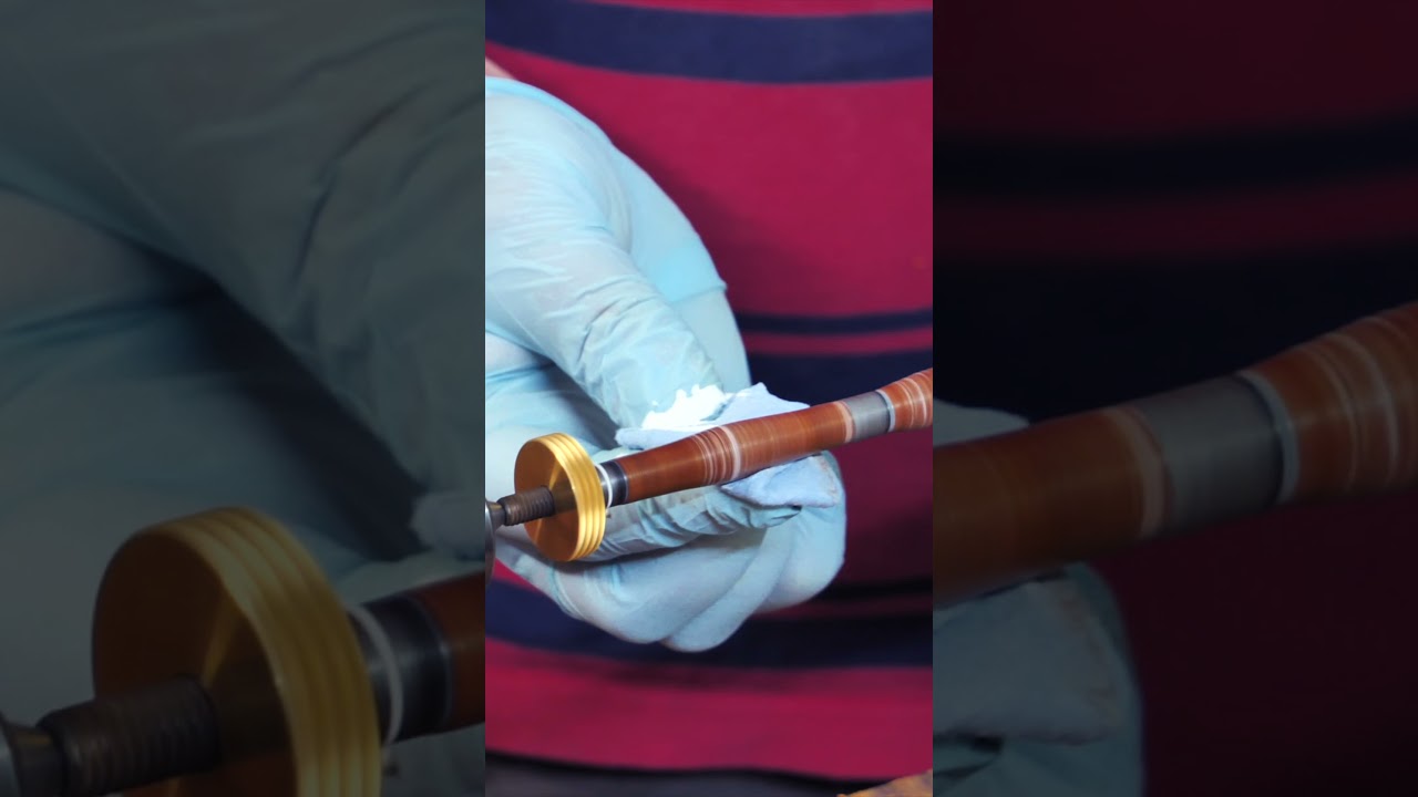 Pen 6: automotive polish on a CA glue finish #woodworking #shorts