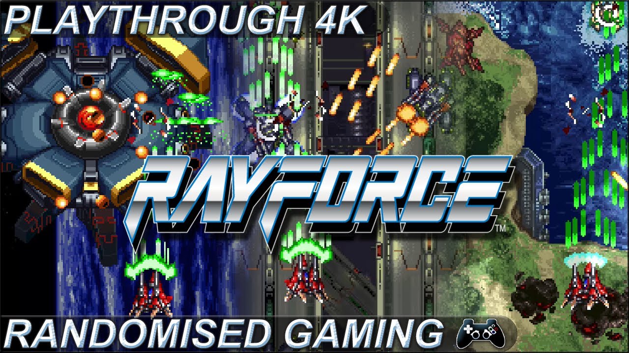 RayForce Arcade from Ray’z Arcade Chronology Intro & Playthrough on PlayStation 4 [UHD 4K60]