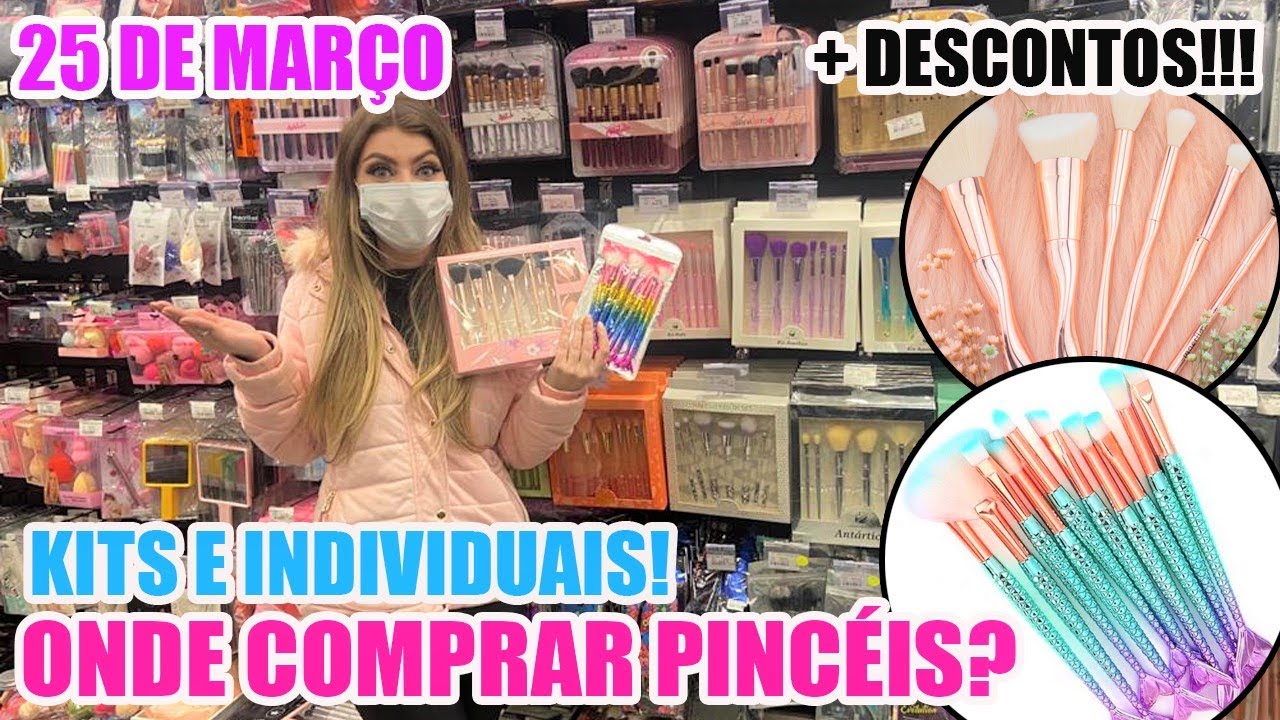 25 DE MAR&Ccedil;O - TOUR PELOS PINCEIS DA 25 - MUITO BARATO - KITS E INDIVIDUAIS