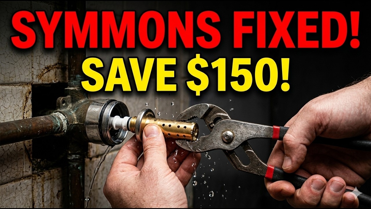 Symmons Shower and Tub Spindle Replacement – Step-by-Step Diverter DIY Tutorial