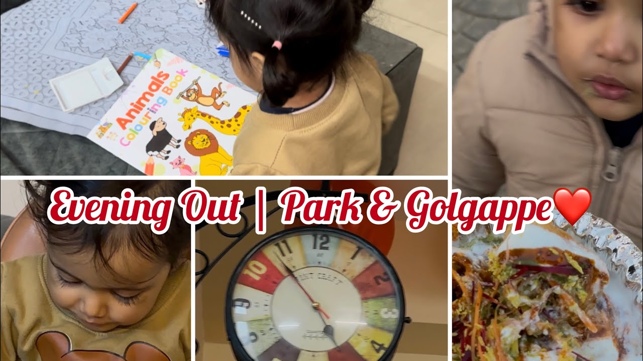 A Simple Evening Vlog | Park, Golgappe & Home