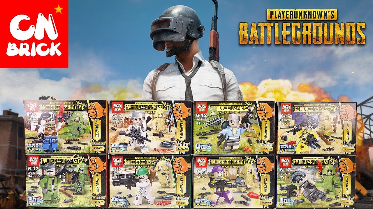 Unoffical LEGO PLAYERUNKNOWN'S BATTLEGROUNDS PUBG DOLL D233 Unofficial LEGO lego videos
