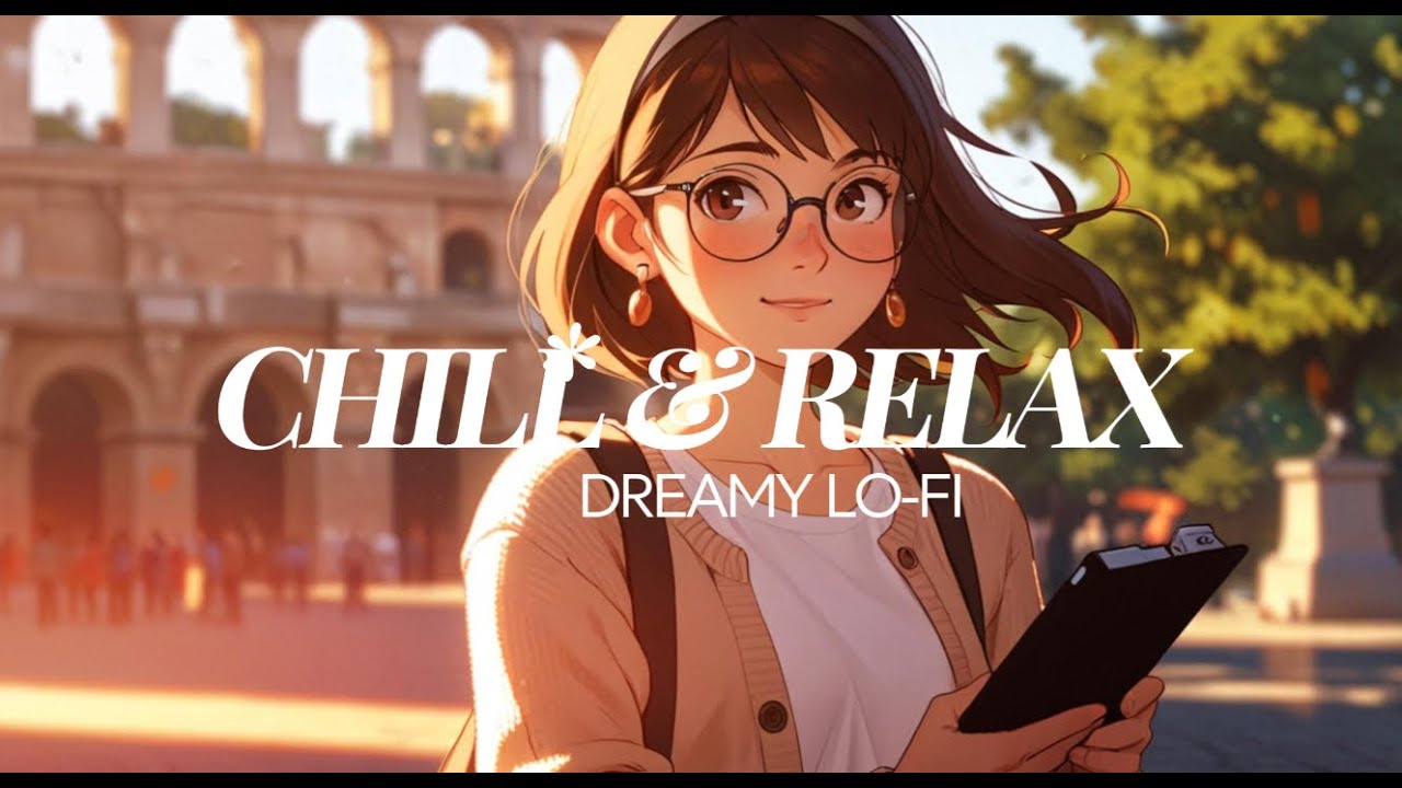 🏛️ Emma in Rome, Italy 🇮🇹🌅 | Evening Window Glow — Lofi 2026 for Calm Focus & Timeless Ambience 🎧