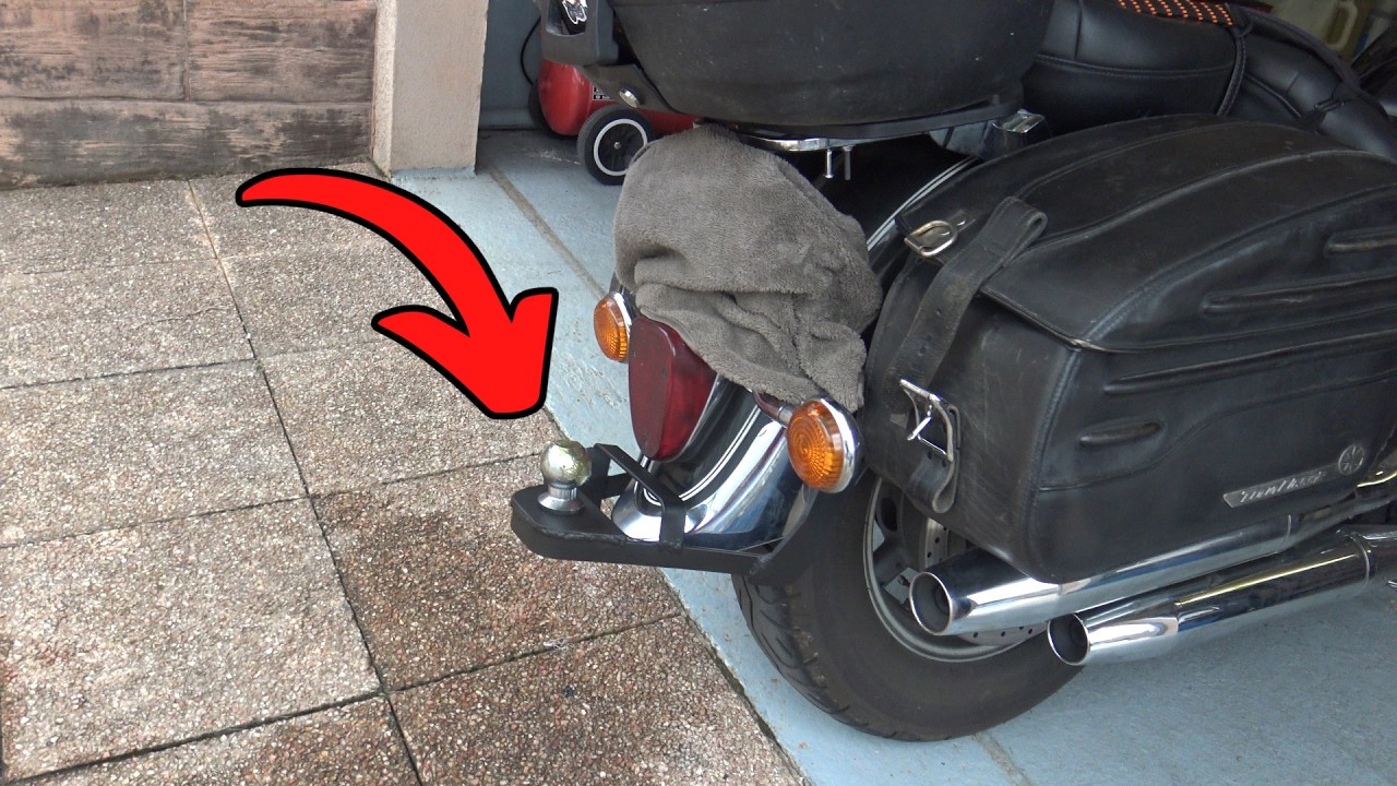 Nous fabriquons un attelage pour ma moto !