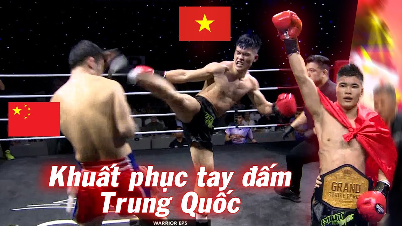 ĐỈNH CAO: Kiều Duy Quân ĐẢI BẠI tay đấm sừng sỏ Trung Quốc sau 5 hiệp đấu để giành đai vô địch