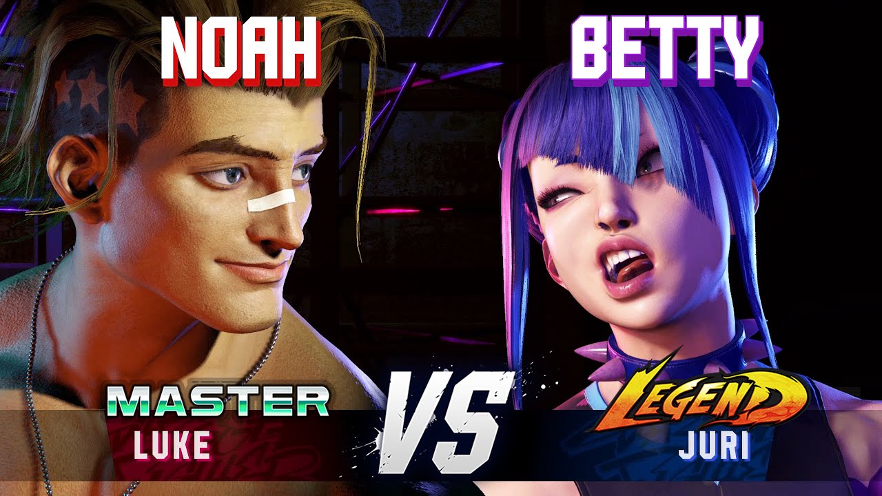 SF6 ▰ NOAHTHEPRODIGY (Luke) vs BETTY (Juri) ▰ High Level Gameplay