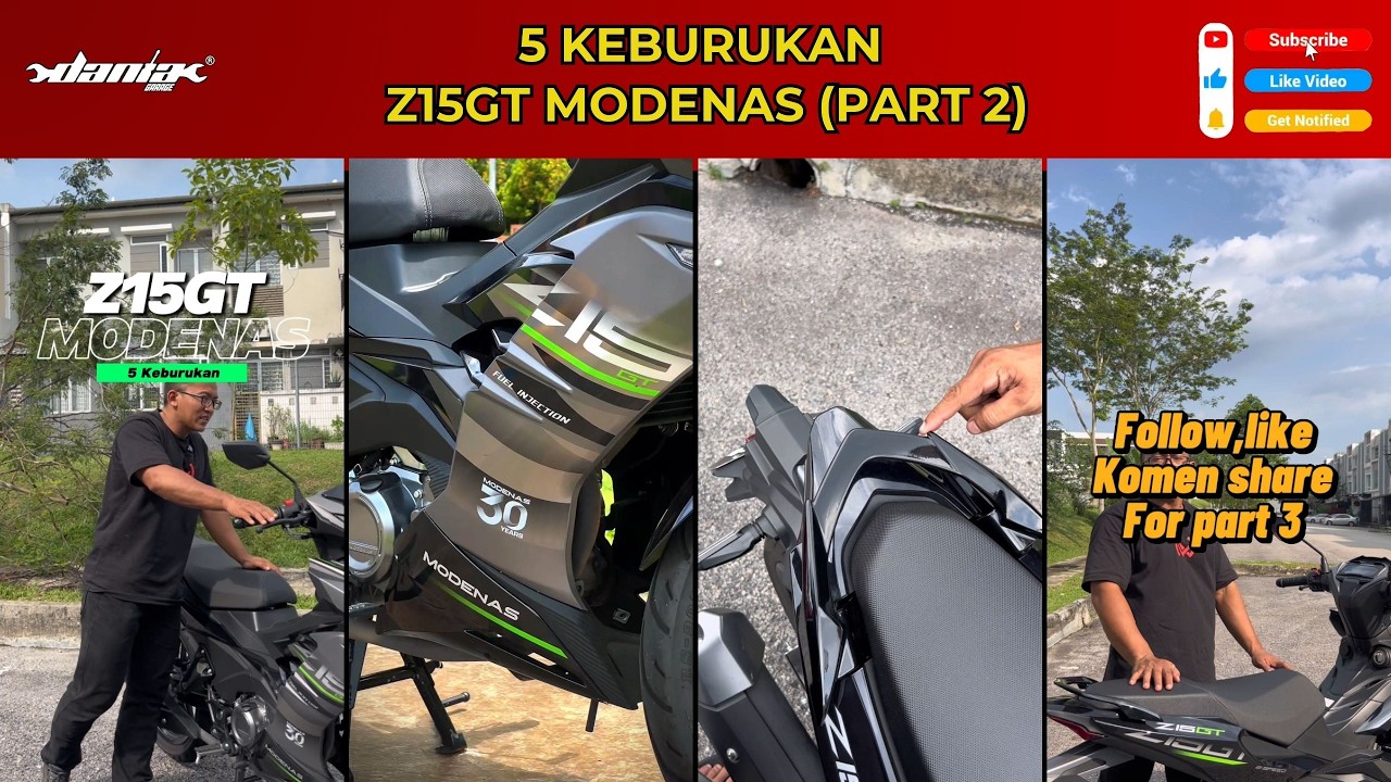 Keburukan Motor Modenas Z15Gt Ni. Pendapat Korang? #daniagarageofficial #modenas #z15gt
