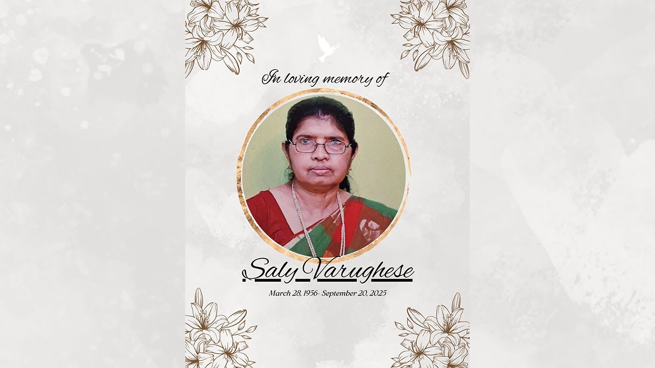 Ms. Saly Varughese | Funeral Service