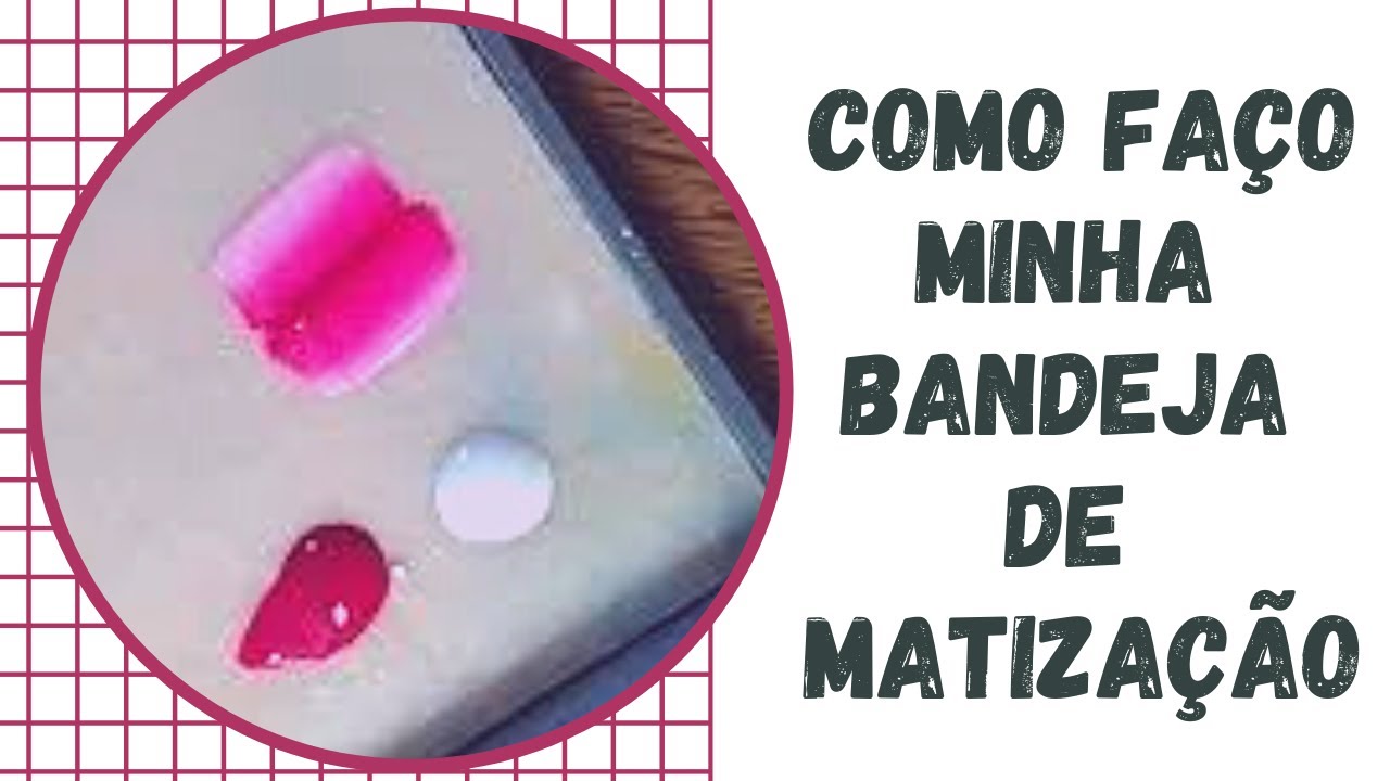 Como preparar bandeja de matização para adesivos de unhas