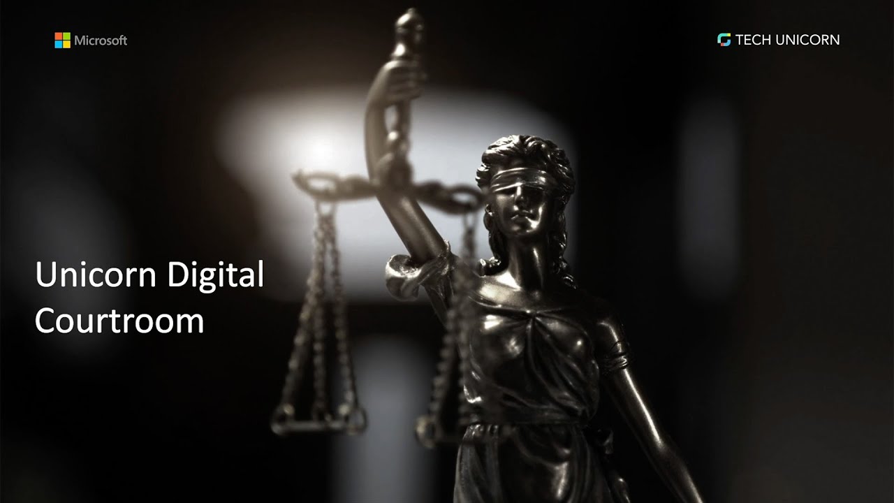 Unicorn Digital Courtroom | #Azure Communications Services & #Microsoft Teams