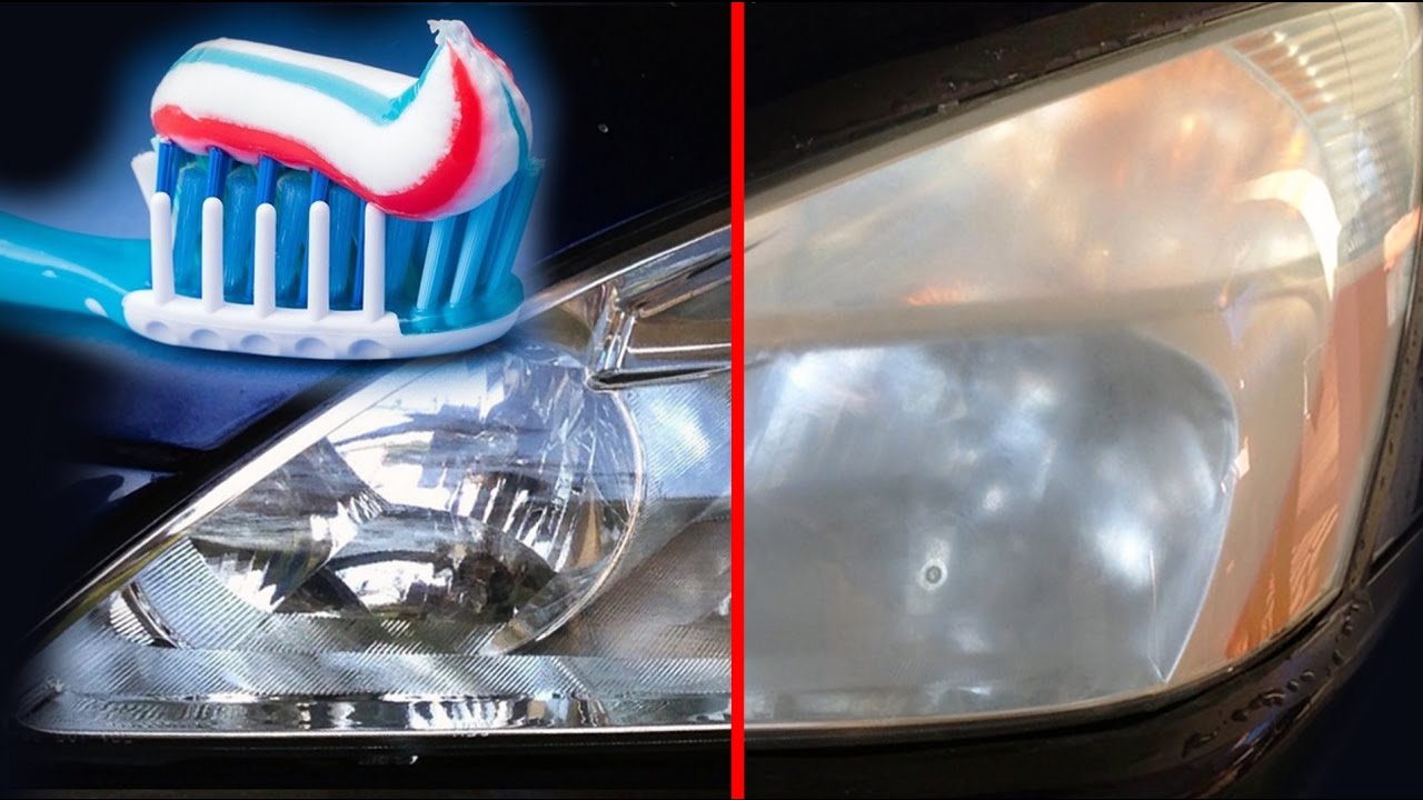 COMO REPARAR TUS FAROS CON PASTA DE DIENTES