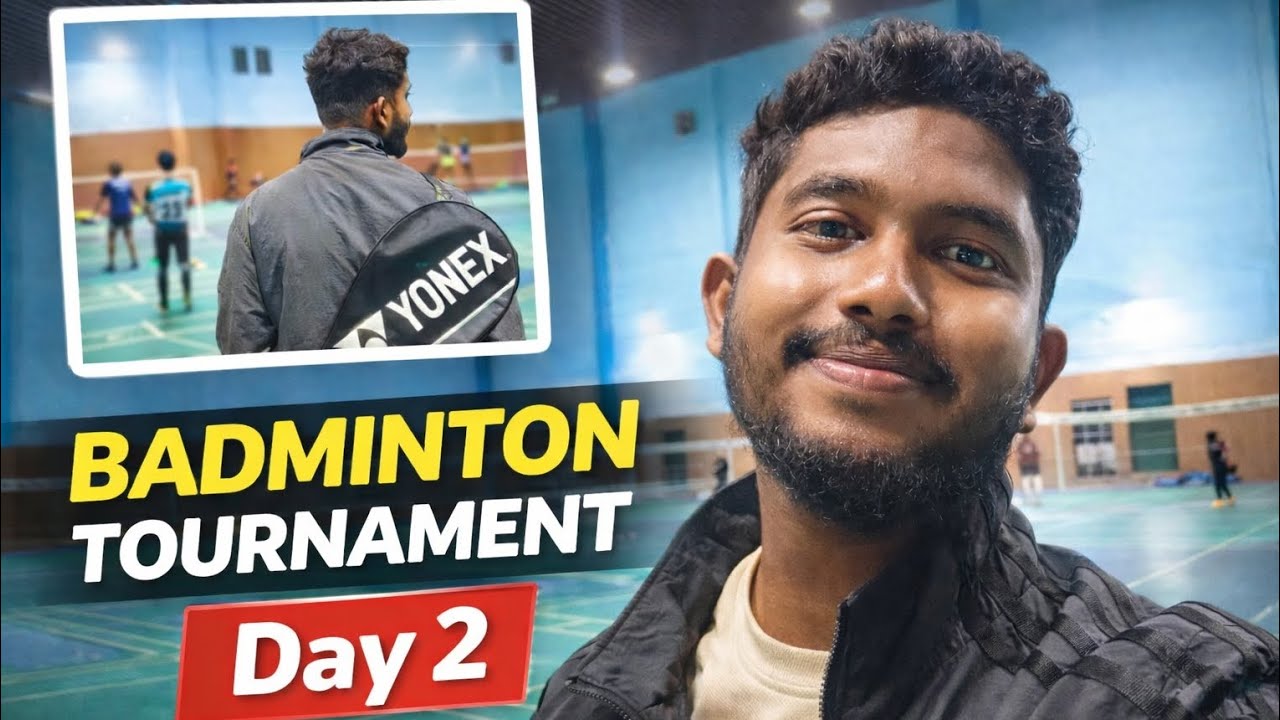 Badminton 🏸 VLOG😍 Sankarkarpur DAY - 2