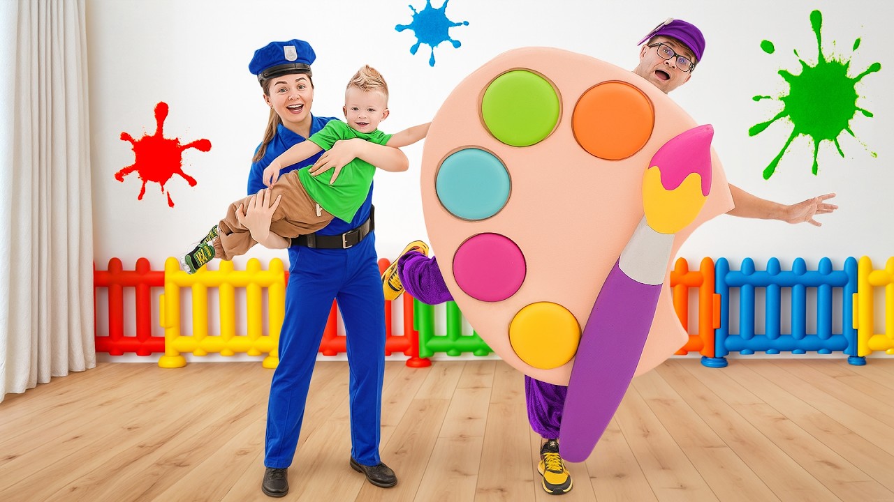 Caos di Colori! Adam e la Mamma vs la Tavolozza Vivente