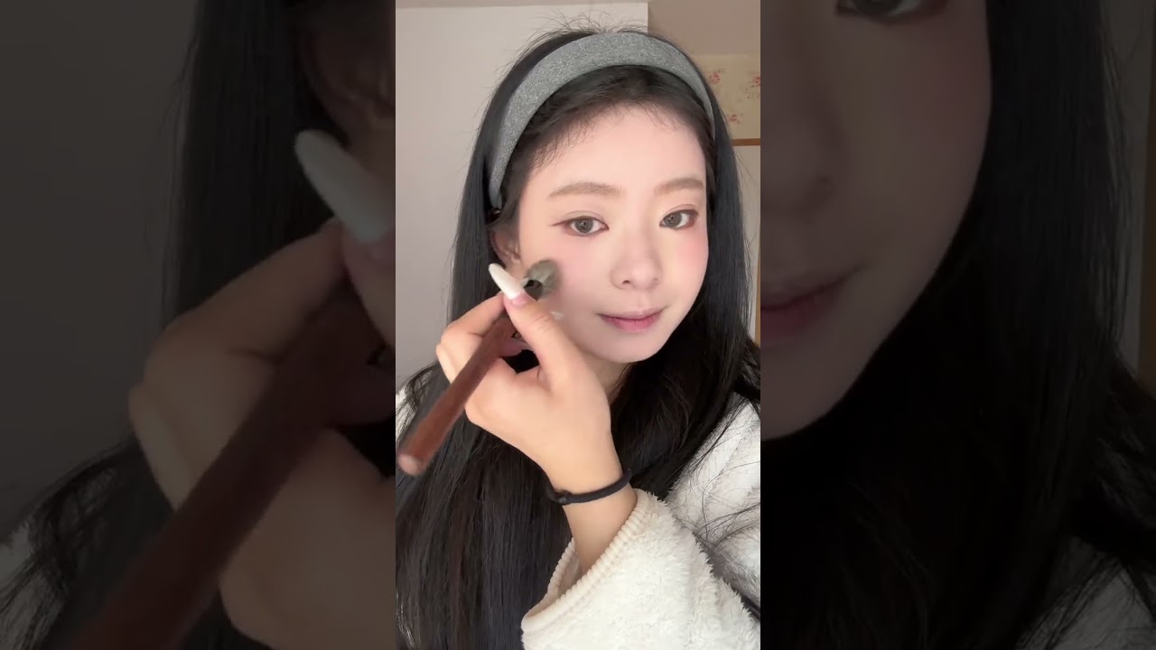 Even with light makeup you can change your head Square and round faces here comes the