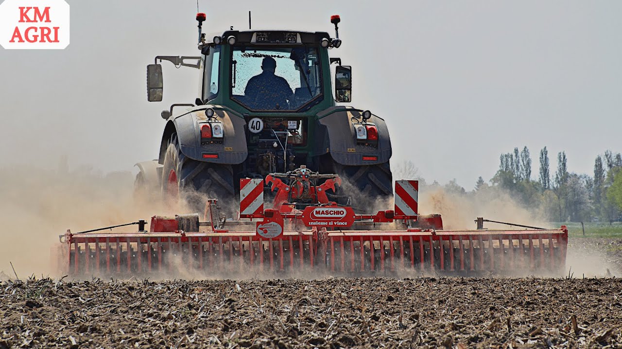 FENDT 828 & MASCHIO AQUILA RAPIDO 6m | Prépa des terres 2022 💪😎 !
