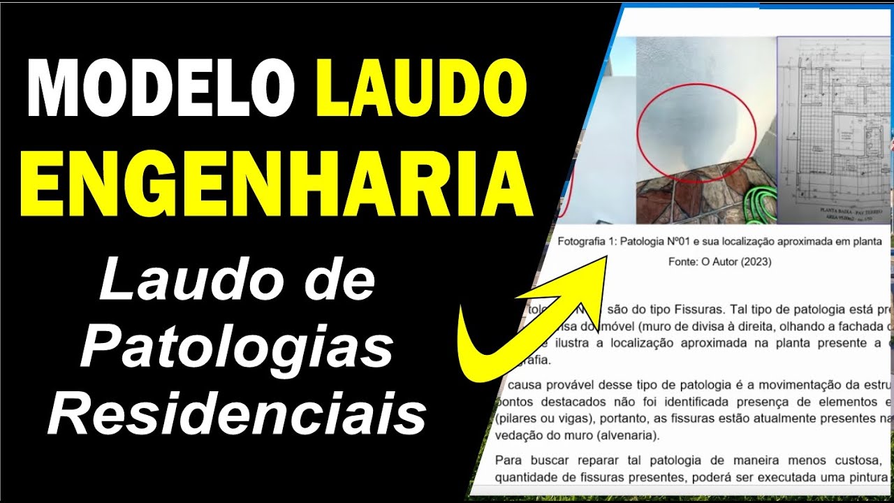 LAUDO PERICIAL DE PATOLOGIAS RESIDENCIAIS (MODELO DE EXEMPLO)