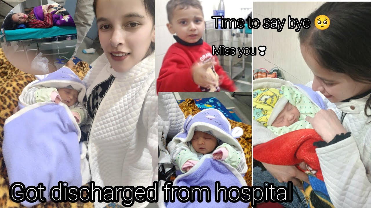 From discharge from hospital to baby's entry in home ♥️|| It's Time to say bye 🥺|