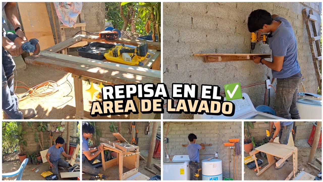 PUSE UNA REPISA en el AREA de LAVADO ✅️ Siguiendo Consejos 😊