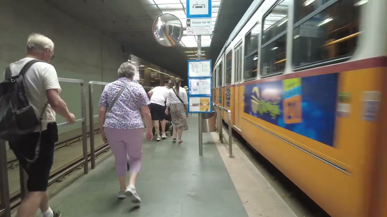 BUDAPEST - Jaszai Square to Blaha Lujza (Tram and Walk)