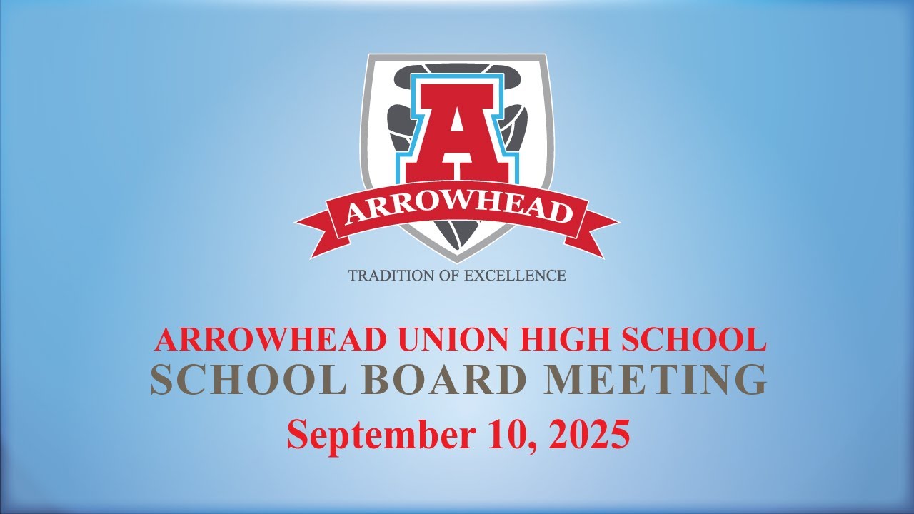 Arrowhead Union High School Board Meeting - September 10, 2025