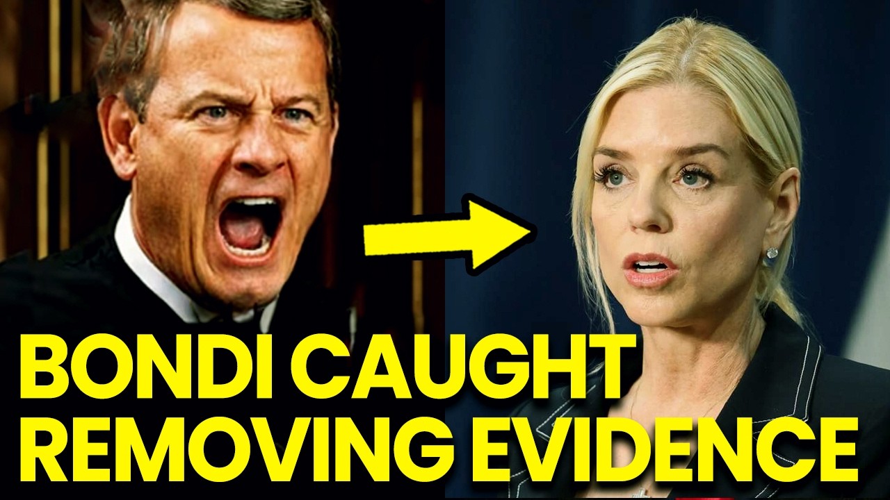 Pam Bondi FLEES Hearing as Judge CATCHES Her REMOVING Evidence