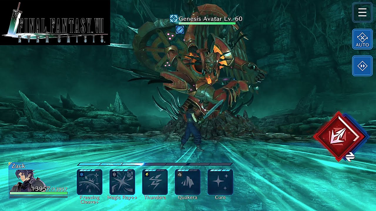 Final Boss Genesis Avatar FF7 Crisis Core - Final Fantasy 7 Ever Crisis